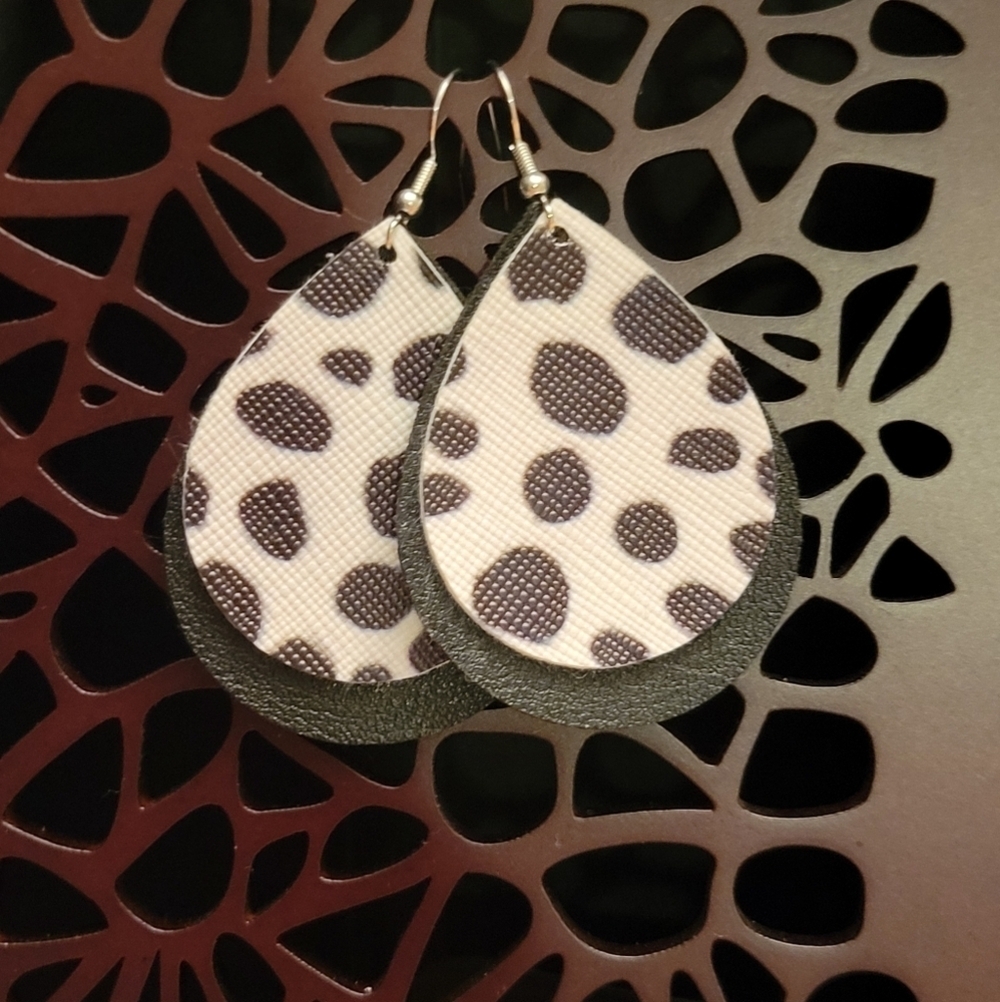 Dalmatian Earrings